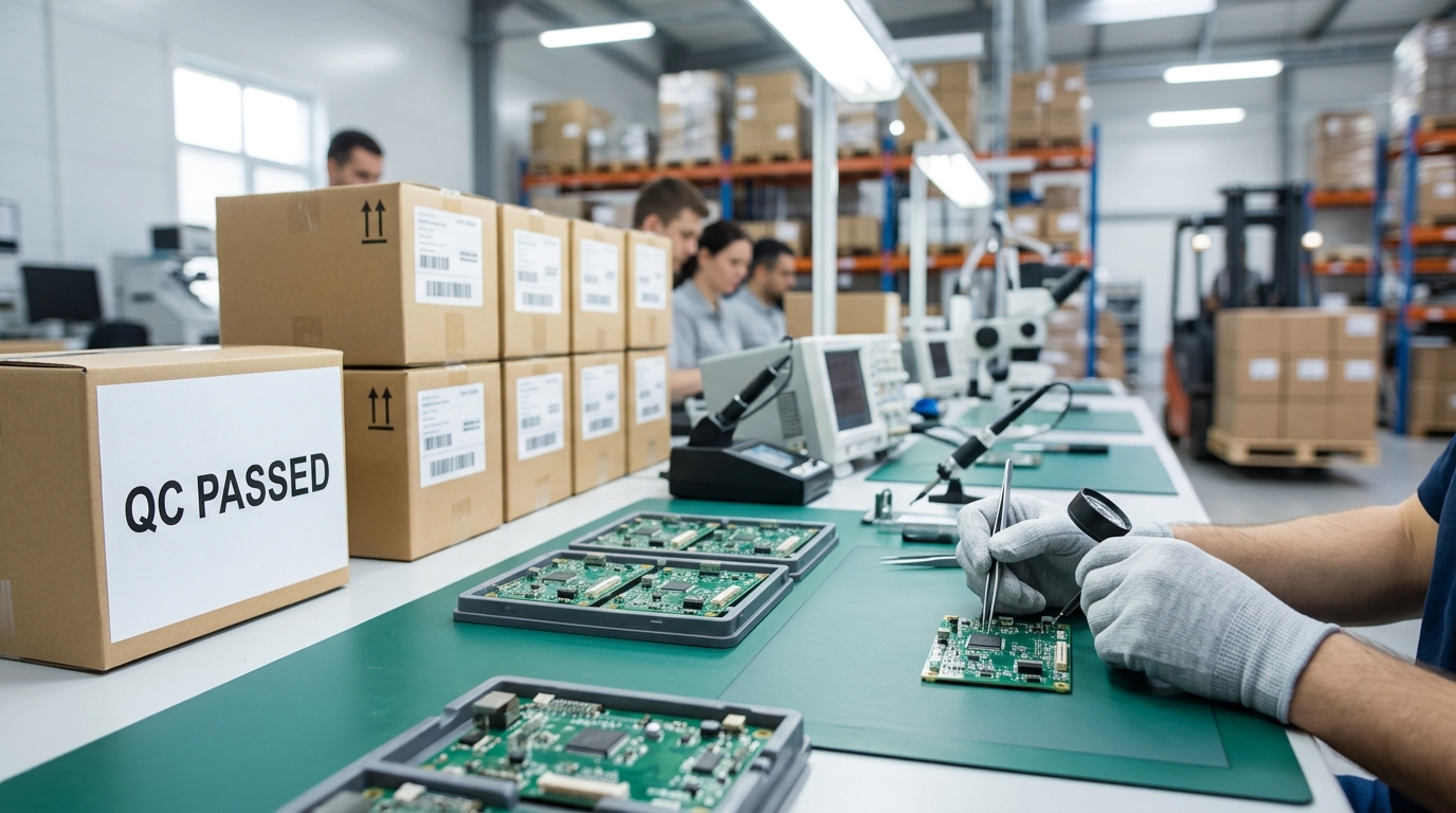 ชิ้นส่วนอิเล็กทรอนิกส์ สิงคโปร์ export readiness quality control